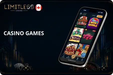 Limitless Casino Canada casino games