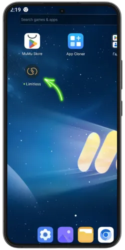 Find the App on your desktop.