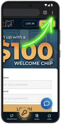 Registration in the App.