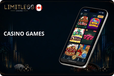 Limitless Casino Canada casino games
