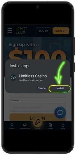 Limitless casino Confirming the download