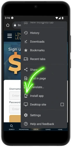 Limitless casino Downloading the App